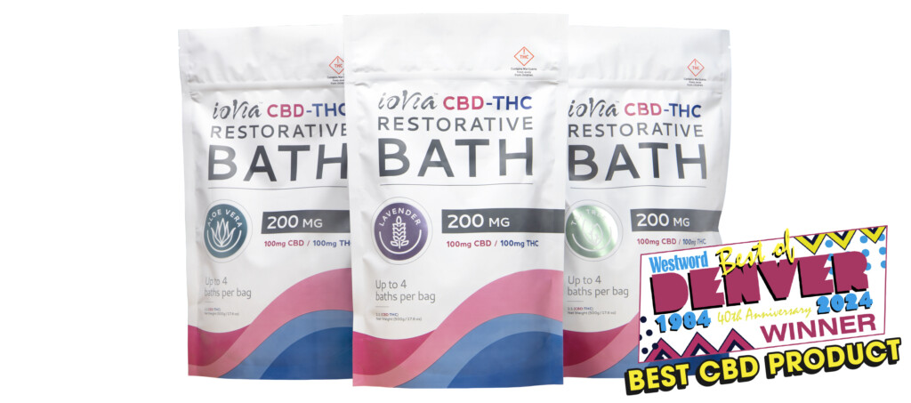 ioVia CBD-THC Restorative Bath Soak