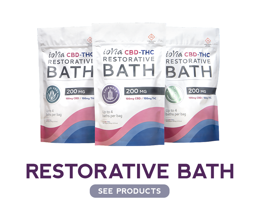 ioVia Restorative Bath Products